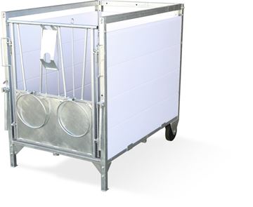 Image de Box à veau petit modèle, 130x85x131cm