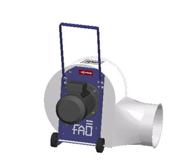 Image de VENTILATEUR 1,5 Kw avec coffret électrique