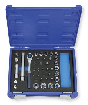 Image de Coffret de 40 douilles débouchantes multi-empreintes